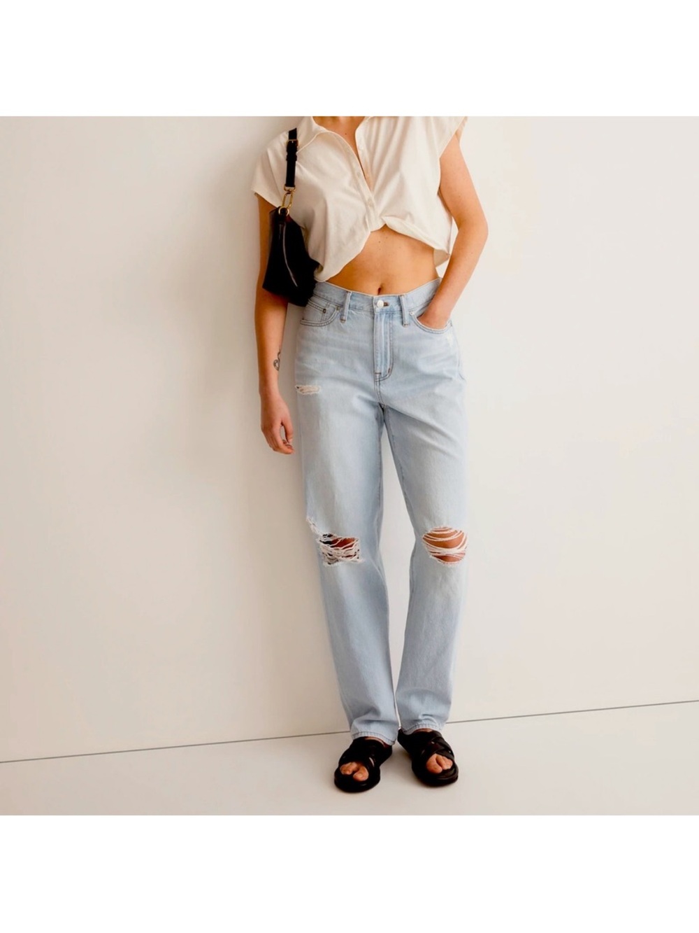 Madewell 29 tall slouchy boyjean